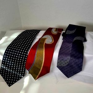 100% Silk, Slightly Worn Mens Neckties